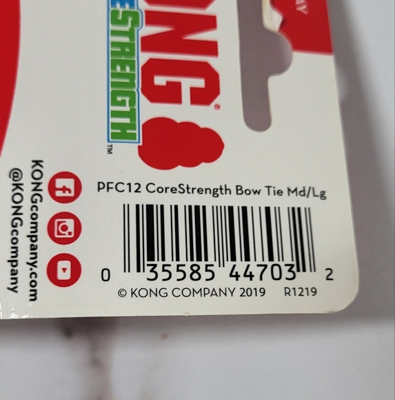 KONG CoreStrength Bow Tie Chew Dog Toy, Medium/Large- NWT - Picture 4 of 9